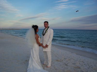 Beach Weddings Pensacola Florida on Navarre Beach  Florida