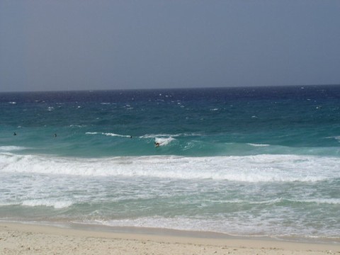 Surfing Dos Playa Aruba